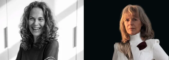 Vice Deputy, voiced by Yona Backer — human performer and AI film character side by side