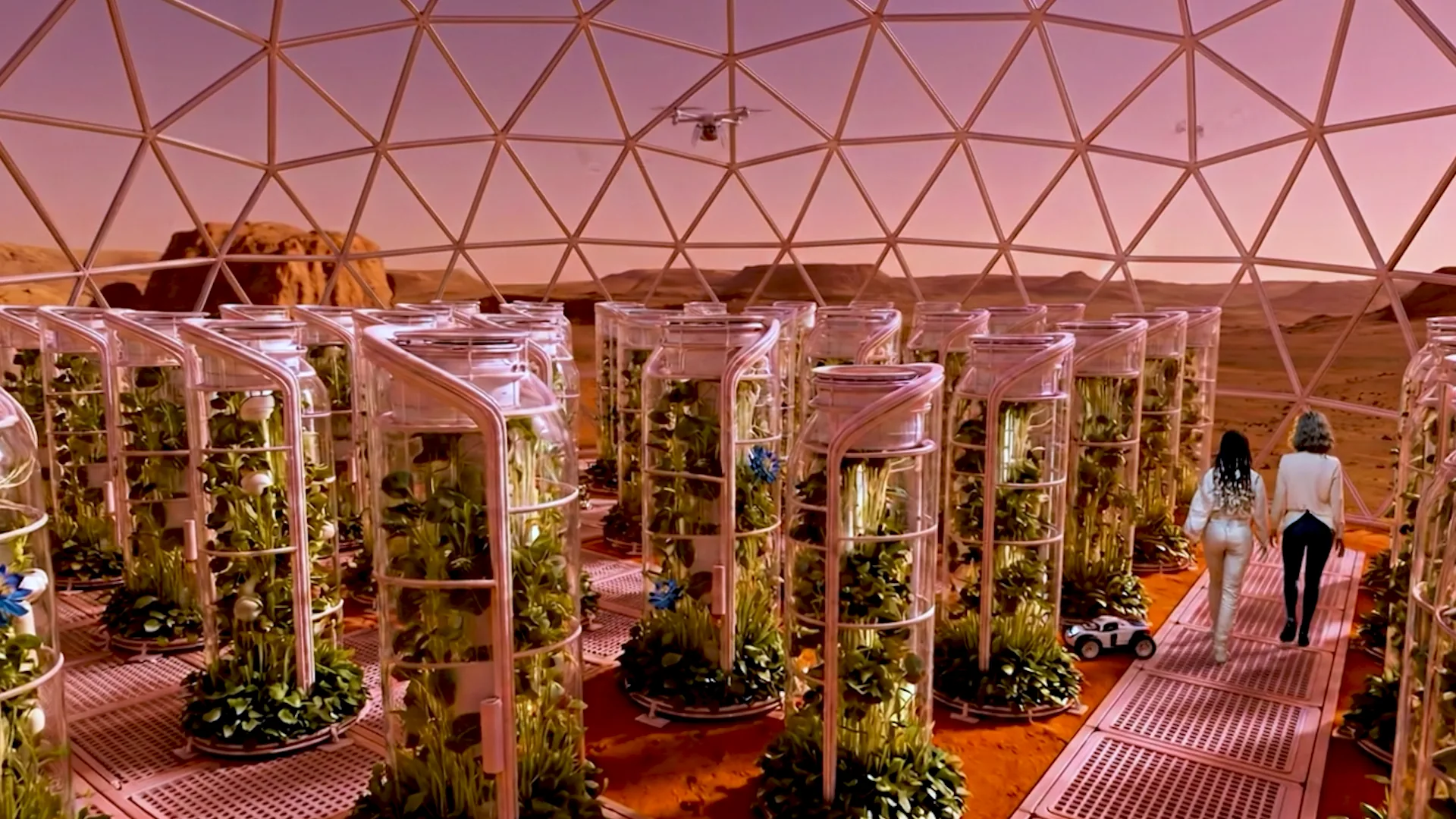 Still from the SPACESEED AI short film