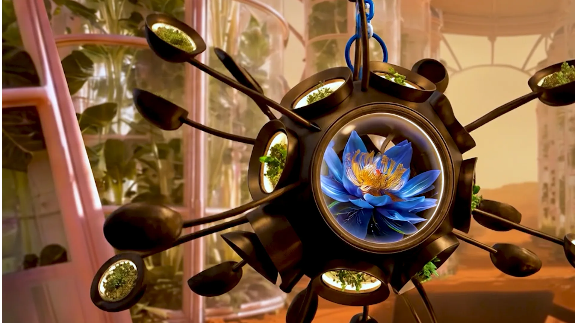 Ecology of Space Travel art installation still